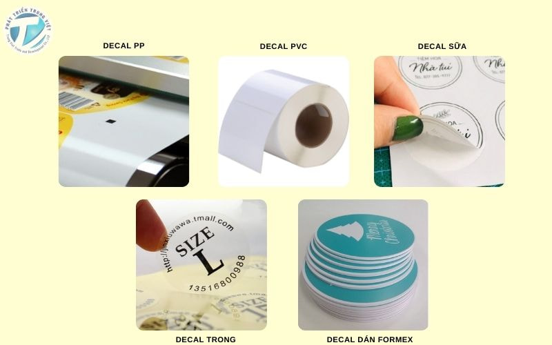 Những loại chất liệu decal phổ biến hiện nay